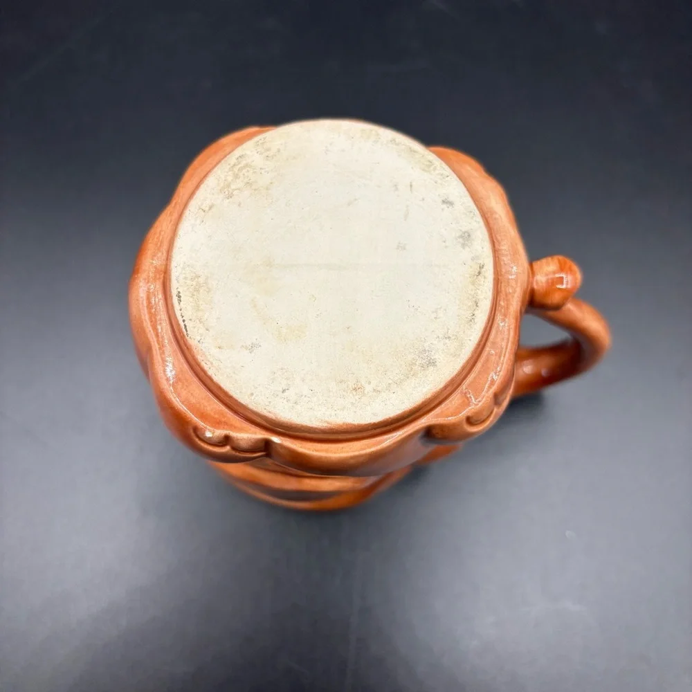 Vintage Tampa Bay Molds Elephant Coffee‎ Mug Whimsical Trunk Brown 3.5